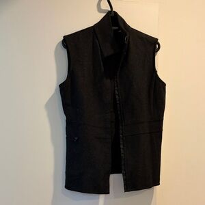 Miu Miu Black Wool Labeled Vest